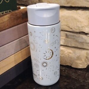 Blue and Gold Travel Mug By Thyme And Table